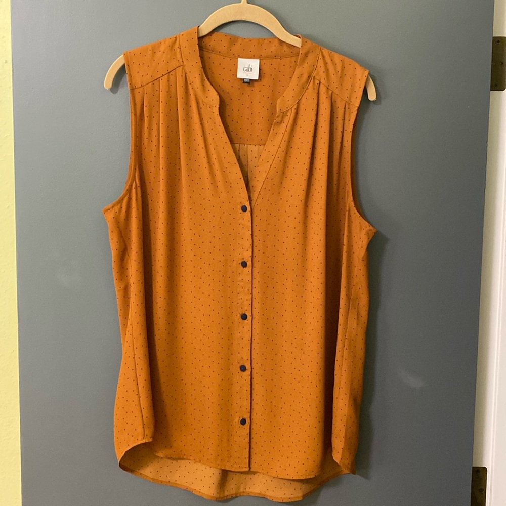 cabi sleeveless blouse/top